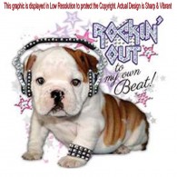 Rhinestone Punk Puppy